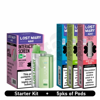 Lost Mary 4 in 1 Pod Kit + 5 Pods Bundle Pack